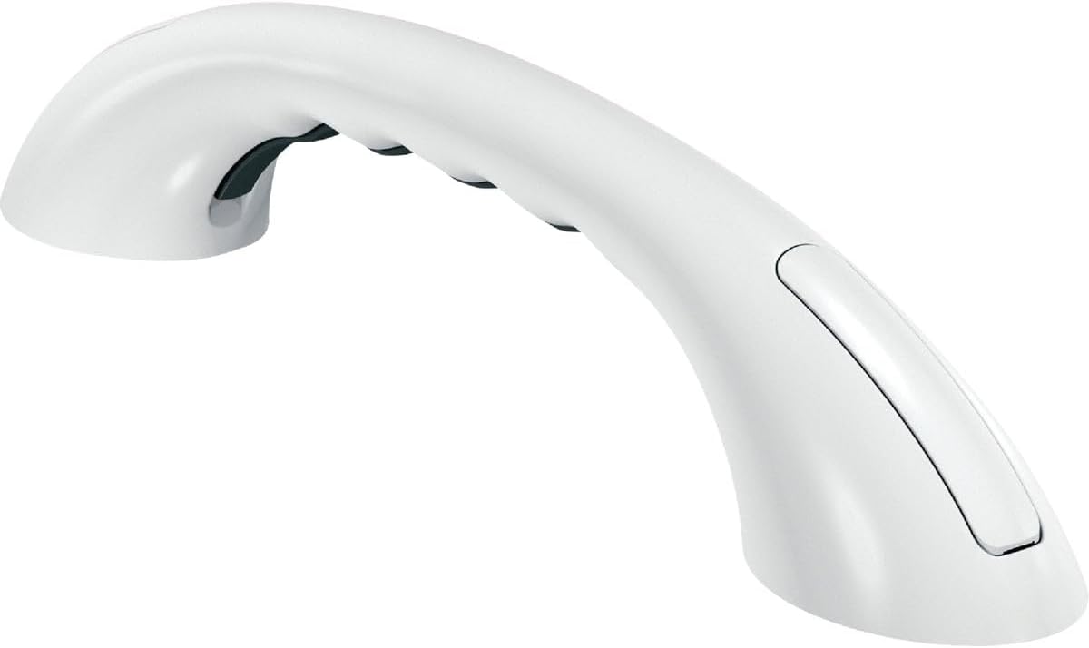 Moen LR2250DW 9-Inch Home Care Designer Hand Grip, Glacier White