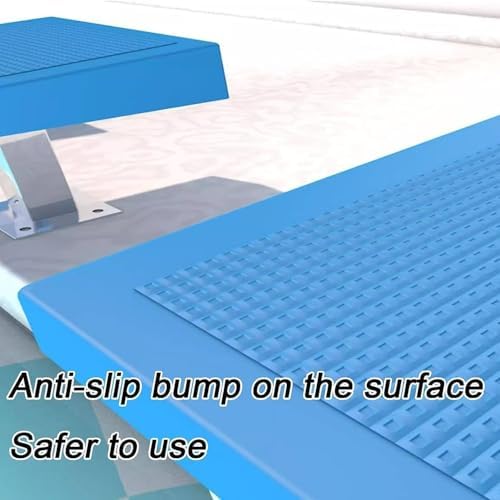 Heavy Duty Diving Board - Rust-Proof Stainless Steel, Anti-Slip Design, 220 Lbs Weight Capacity, Perfect for Swimming Pools & Gymnasiums, Durable & Safe