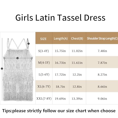 Robe de danse fille double crossback pour éviter les glissements