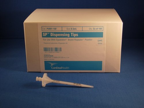 Nonsterile Dispenser Tips for Eppendorf Pipetter - 0.5 mL. (100/pk.)