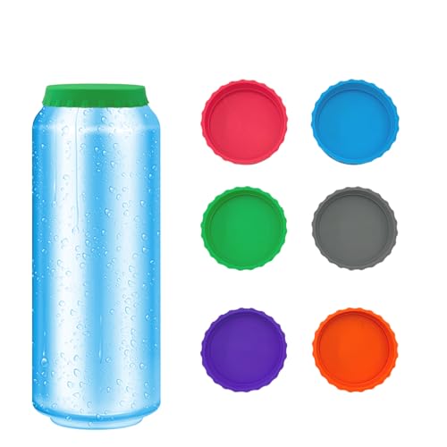 COMPATIBILITÀ UNIVERSALE: Si adattano perfettamente alle lattine standard da 330ml e 500ml, creando una tenuta sicura e antiperdita