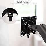 VIVO Adapter VESA Mount Quick Release Bracket Kit, Stand Attachment and Wall Mount Removable VESA Plate for Easy LCD Monitor and TV Screen Mounting, Stand-VAD2 - Image 5