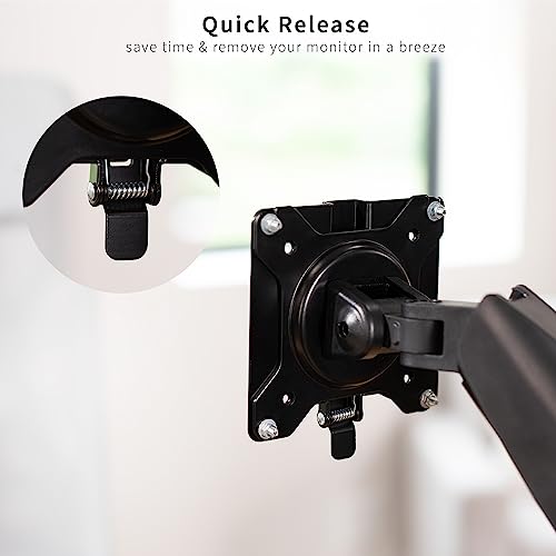 Image of VIVO Adapter VESA Mount Quick Release Bracket Kit, Stand Attachment and Wall Mount Removable VESA Plate for Easy LCD Monitor and TV Screen Mounting, Stand-VAD2