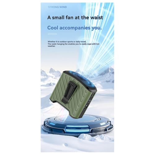 Ventilateur à maintien de la taille idéal pour le camping et le jardinage