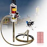 Air-operated Grease Pump, Portable Pneumatic Grease Gun, High-Pressure Dispensing Pump for Agricultural Machinery