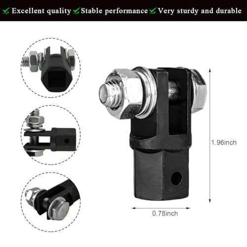 Image of Scissor Jack Adapter, Scissor Jack Drill Adapter for 1 /2 inch Drive Impact Wrench or 13 /16 inch Lug Wrench, Power Drill Scissor Jack Connector for Car RV Trailer, Car Accessories