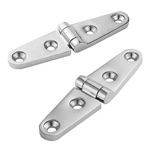 Lowats Bisagras Marino 2 Piezas Bisagras para Puerta Barco Acero Inoxidable Bisagra para Barco Bisagra para Puerta Marina Bisagra de Puerta de Acero Montaje Marino Bisagras de Puerta