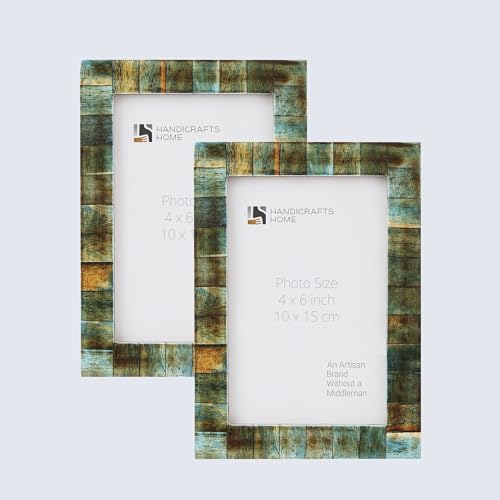 Handicrafts Home MUQEEM & BROTHERS (M&B) 4X6 Picture Frames Pack Of 2 thumb #5