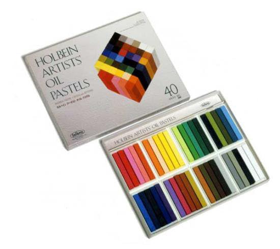 Amazon.com: Holbein Artist Oil Pastel Set of 40 Colors in