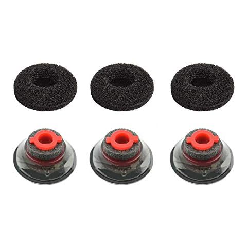 3X Ultra Comfort Eartips Ear Buds Replacement Earphone Ear Tips Kits Earpads Foam Set Cushion for Plantronics Voyager 5200 5220 5210 Series Bluetooth Headset Headphone (Large L) Cover