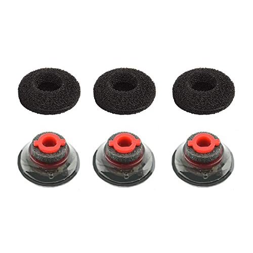 3X Ultra Comfort Eartips Ear Buds Replacement Earphone Ear Tips Kits Earpads Foam Set Cushion for Plantronics Voyager 5200 5220 5210 Series Bluetooth Headset Headphone (Medium M)
