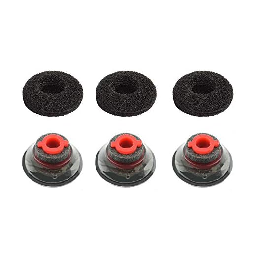 3X Ultra Comfort Eartips Ear Buds Replacement Earphone Ear Tips Kits Earpads Foam Set Cushion for Plantronics Voyager 5200 5220 5210 Series Bluetooth Headset Headphone (Small S)