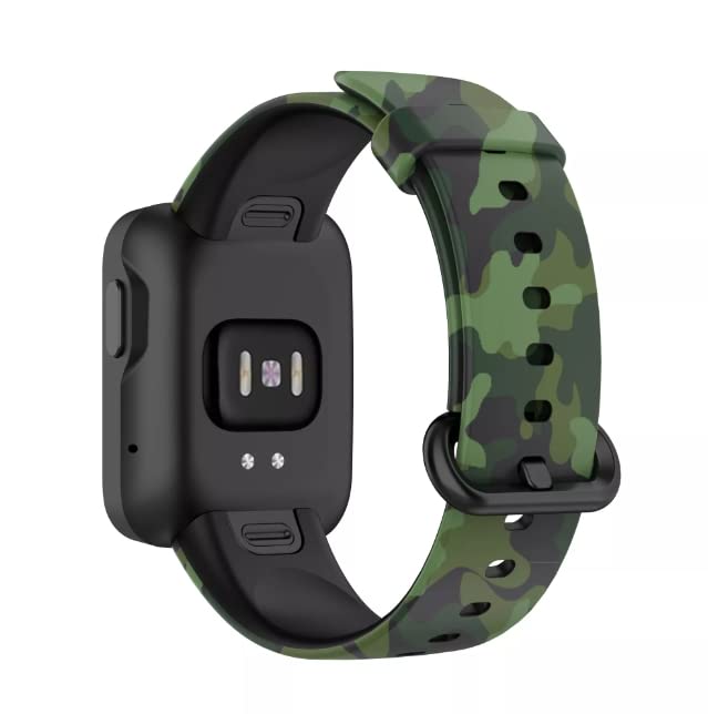 LN MART Soft Silicone Classic Strap With Secure Buckle Lock for Redmi Watch 2 Lite/Redmi GPS Smart Watch Only,Comfort and Flexible Fitness Smart Watch Strap