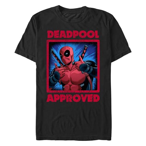 T-shirt Deadpool Marvel grande taille 4XL vêtement homme noir