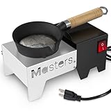 MMasters Fast-Heating Electric Lead Melting Pot – 80 Oz Capacity | Ideal for Bullet Casting & Fishing Weight Molds | Portable Lead Ingots Melter for Reloading & DIY Metal Projects (Below 750℉ Metal)