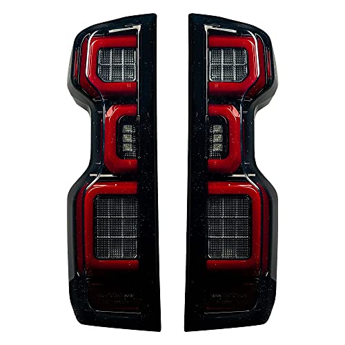 RECON TRUCK ACCESSORIES 264397LEDBK LED Taillights Fits Chevrolet Silverado 1500