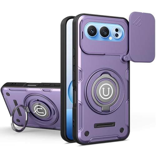 Coque Honor 500 Pro avec cache caméra coulissant et béquille antichoc robuste