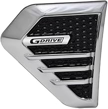 Chrome Side Vent Decal | Universal Fit | Peel-and-Stick, Aerodynamic Styling – Set of 2