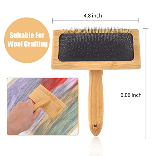 1Pcs Wool Felt Set 9.8 X 9.8 Inch Blending Board Wool Blending Cloth Blending Board Wool Carders Hand Carders 1 Pcs Needle Felting Tools Blending Board Supplies for Needle Felting Wool