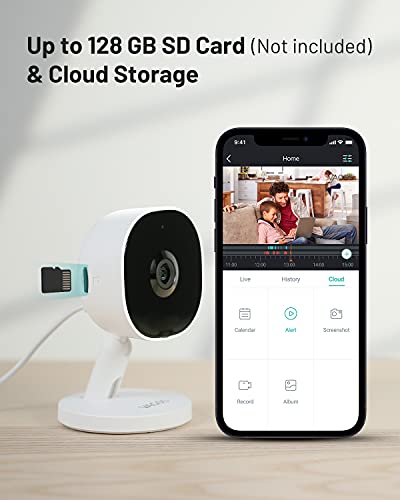 Home Security Indoor - Pet Dog Camera with Phone App 1080P HD Baby Monitor Camera with Two Way Audio / Motion Detection… - Image 4