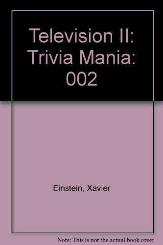Television II: Trivia Mania 0821715178 Book Cover