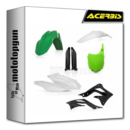 Cache carenage plastique pour réparer flanc abîmé Kawasaki KXF 450 2013