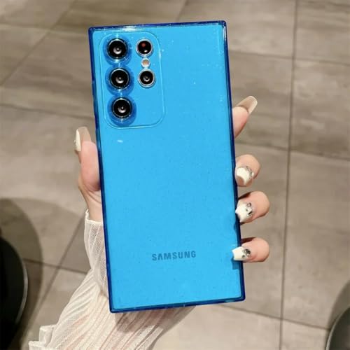 Coque antichoc S24 Plus transparente fine TPU évite rayures couleur bleu