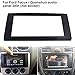 Double DIN Installation Kit Car Stereo Faceplate Audio Panel Audio Plate for Car 2005-up Plastic Black (Black)