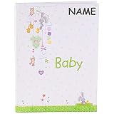 goldbuch personalisiert mit Name - 11376 Babytagebuch Silence, 44 illustrierte Seiten, ca. 21 x 28 cm