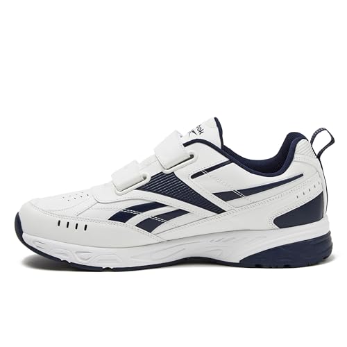 Reebok Rapid Strike KC Walking Mens Shoes, Comfortable Hook & Loop Training Sneakers for Men, Footwear White/Vector Navy/R/Footwear White, 8.5 X-Wide by Reebok - Used condition - Image 3