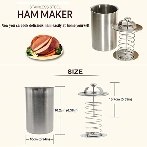 Meao Stainless Steel Ham Sandwich Meat Press Maker For Making Healthy Homemade Deli Meat Come - Kitchen Bacon Meat Pressure Cookers Boiler Pot Pan Stove #TOP1
