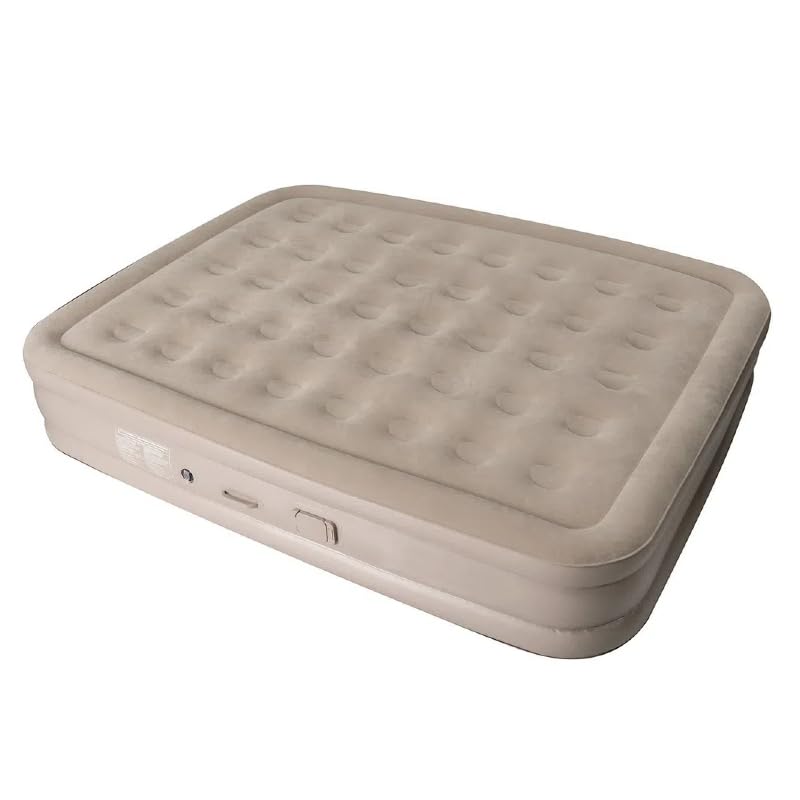 Double Air Mattress Inflatable Bed with Built-in Pump, 2 Pillows, Repair Kit, Carry Bag - Portable and Durable Inflatable Bed for Camping, Guests or Home Use – Heightened Comfort for Two People-image-32