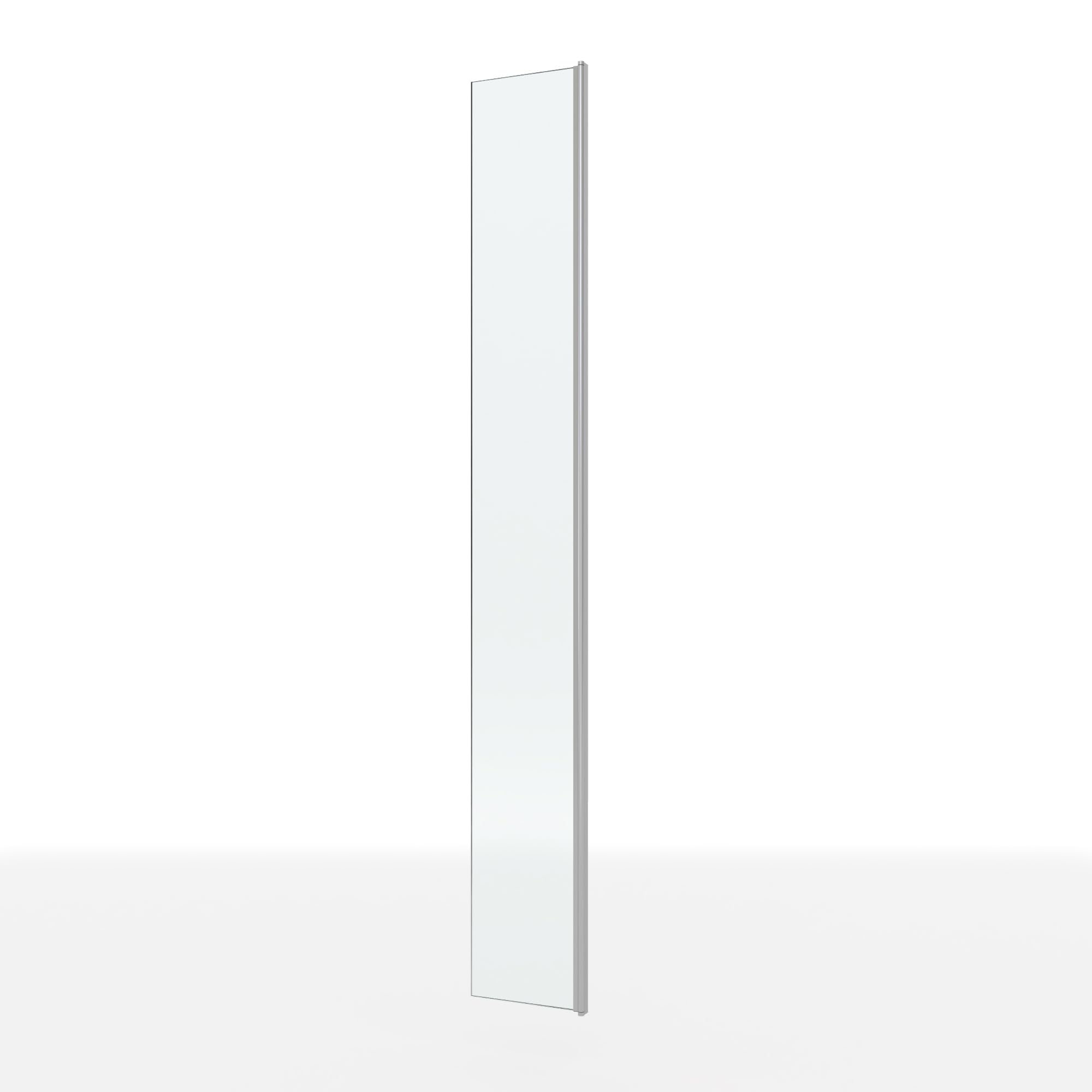 Panel lateral 40 x 200 cm con vidrio transparente 8 mm | Extensión para ducha Walk-In | Perfil rotativo 180°
