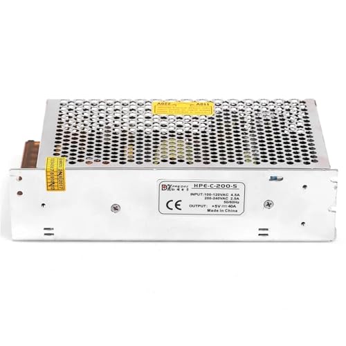 Alimentation LED DC 5V 40A 200W transformateur à découpage pour projets électroniques - 2