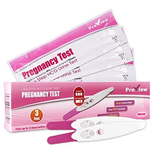 Preview Prueba de Embarazo Detección Temprana Multipack Pruebas Fertilidad Predictor Kit Sticks 3 Pruebas