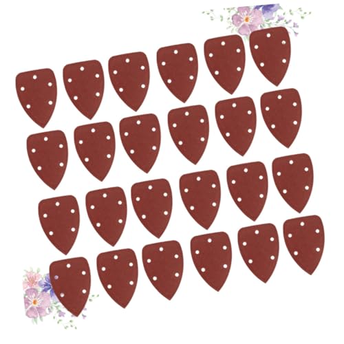 Papier abrasif triangle Mikikit de 80 pièces pour ponçage multi-usage maison