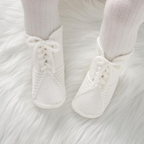 Hadetoto Baby Cowboy Cowgirl Boots Newborn Western Crochet Soft Knit Booties Shoes for Infant Toddler Girls Boys4