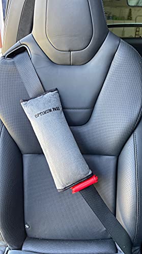 Seat Belt Adjuster And Pillow And Cover With Clip For Kids Travel With Baby On Board Decal Sticker, Neck Support Headrest Child And Short Adult, Car Seat Strap Cushion Pads For Baby Kids #TOP6
