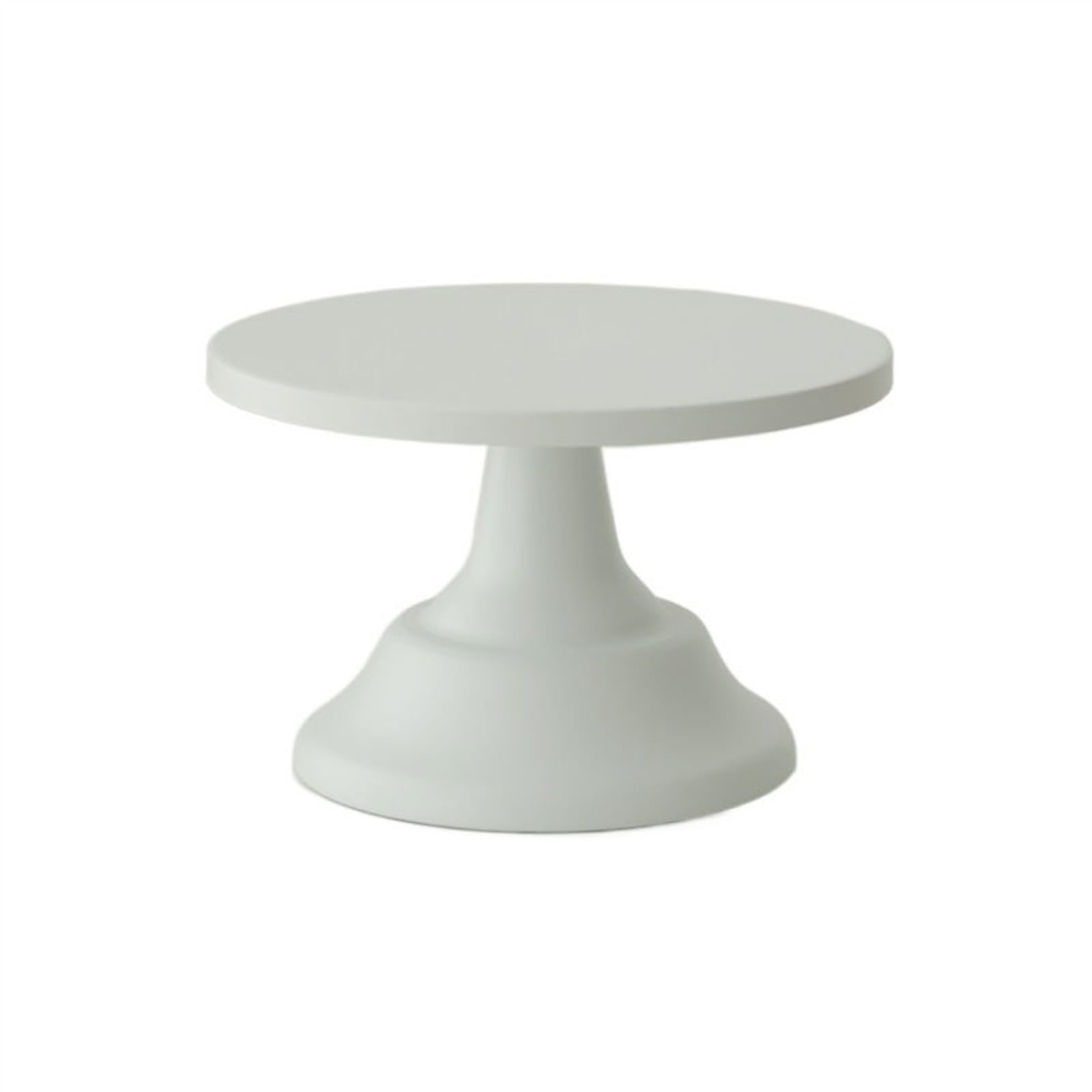 cake stand 20cm/25cm/30cm Minimalist and Fashionable High Legged Dessert Display Cake Rack Dim Sum Bread Tray tiered cake stand(White,20cm)