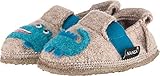 Innenfutter: 100% Schurwolle Nanga Jungen Hausschuh Funny Croco Natur 27