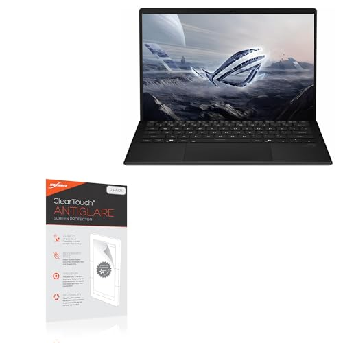 BoxWave Screen Protector Compatible with ASUS ROG Flow Z13 (2025) (13.4 in) - ClearTouch Anti-Glare (2-Pack), Anti-Fingerprint Matte Film Skin