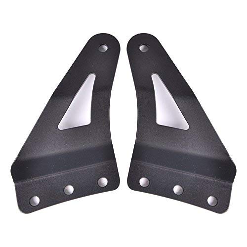 Omotor Upper Windshield Mounting Brackets(52inch Curved LED Light Bar) for 2007-2013 4wd/2wd Chevrolet Silverado 1500/2500hd/ 3500hd Pickup; 4wd/2wd 2007-2013 GMC Sierra 1500/2500hd/3500hd Pickup