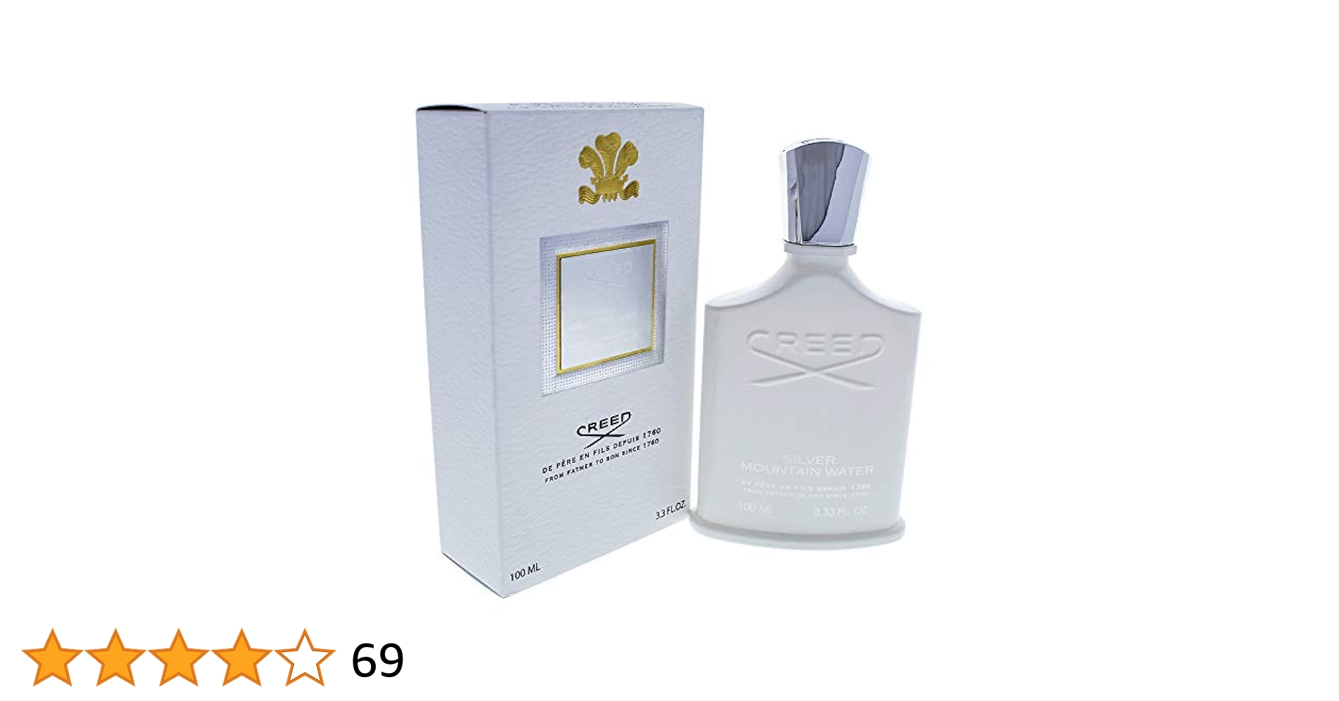 香水(男性用) CREED Silver Mountain Water 120ml CREED Silver Mountain Water - Alpine Inspired Luxury Fragrance
