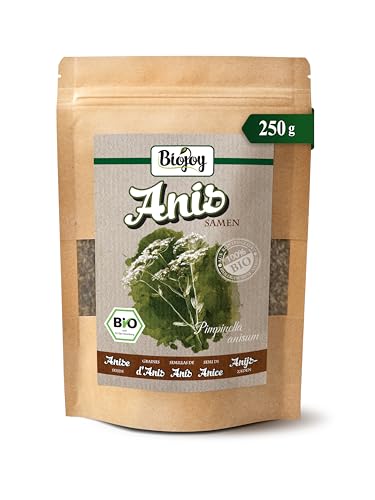 Biojoy Anis vert BIO (250 g), graines d'anis entières, sans additifs