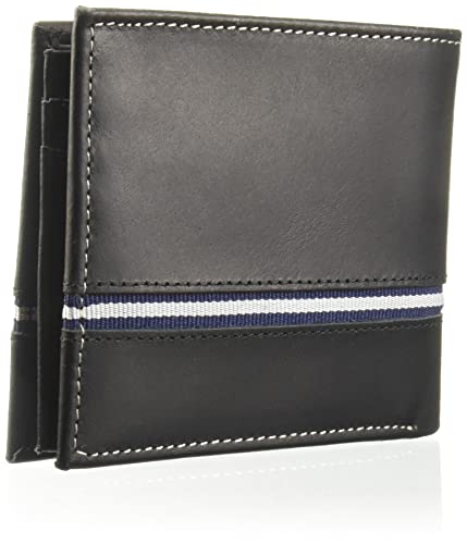 Image of Nautica Men's Bifold Leather Wallet | RFID Blocking | ID Window | Card Slots | Organization | Durable | Stylish