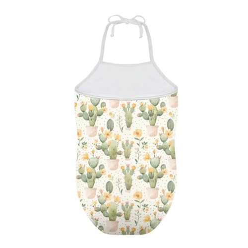 Image of Girls One Piece Swimsuit Beach Bathing Suit Toddler Floral Halter Straps Swimwear for 1-10 Years