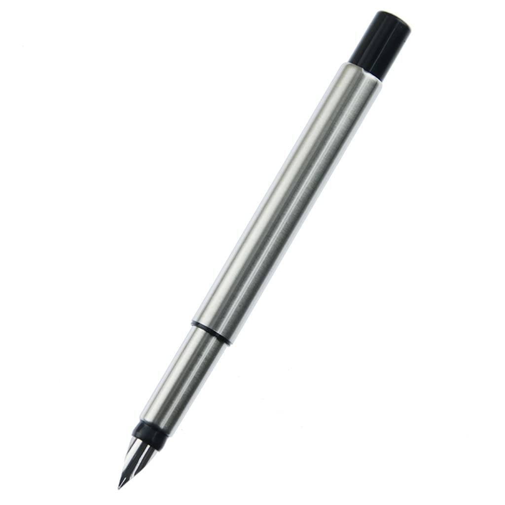Penna stilografica in metallo, pennino da 0,5 mm, penne a corpo intero, regalo aziendale, scrittura, calligrafia, forniture per ufficio