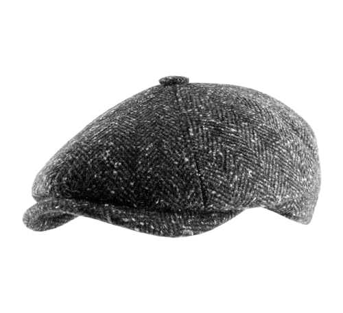 Béret casquette plate homme femme gris 57 cm couvre-chef style irlandais vintage