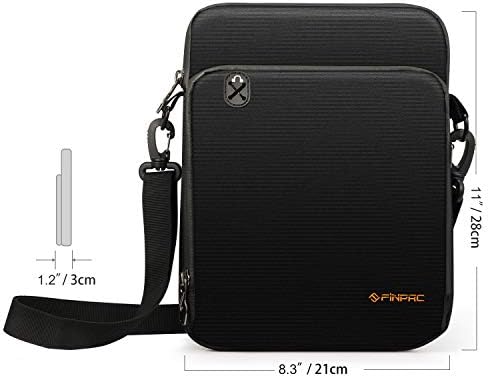 FINPAC 11 Inch Tablet Sleeve Case, Briefcase Shoulder Bag for 11" iPad Pro M2/M1 (2022-2018), 10.9" iPad 10th Gen (2022), 10.9" iPad Air 5/4 (2022-2020), 10.2" iPad, Surface Go 3/2/1, Galaxy Tab,
