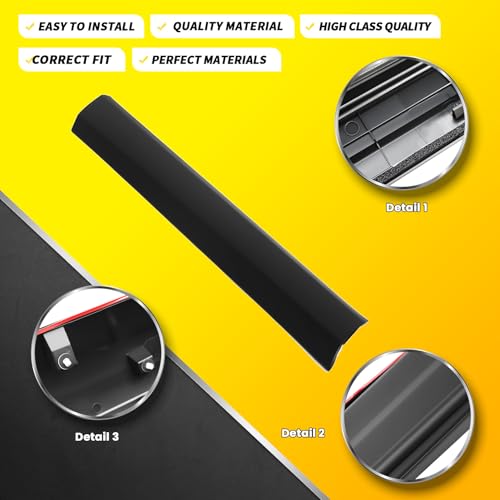 OsyphereX Front Left Driver Side Door Trim Lower Molding Compatible with RAV-Four 2016-2018 Door Lower Molding Trim Panel TO1304107 75074-0R040 Black by OsyphereX - Used condition - Image 2